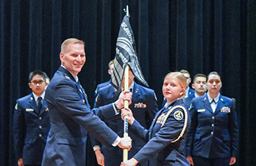  Space Force JROTC Flag raising